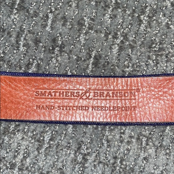 Smathers and Branson, needlepoint belt, size 34